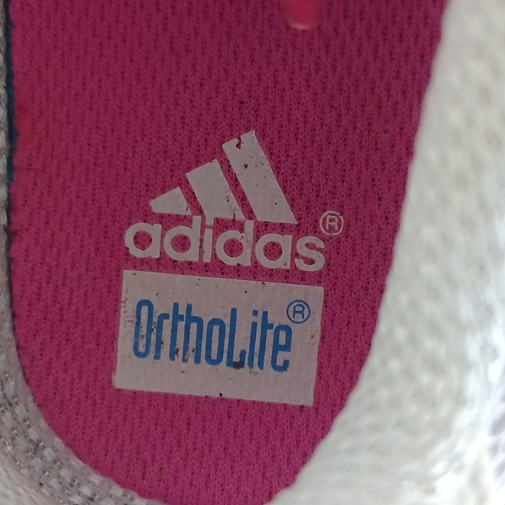 adidas Women's Pink and Gray Athletic Training Sneakers - Picture 5 of 9